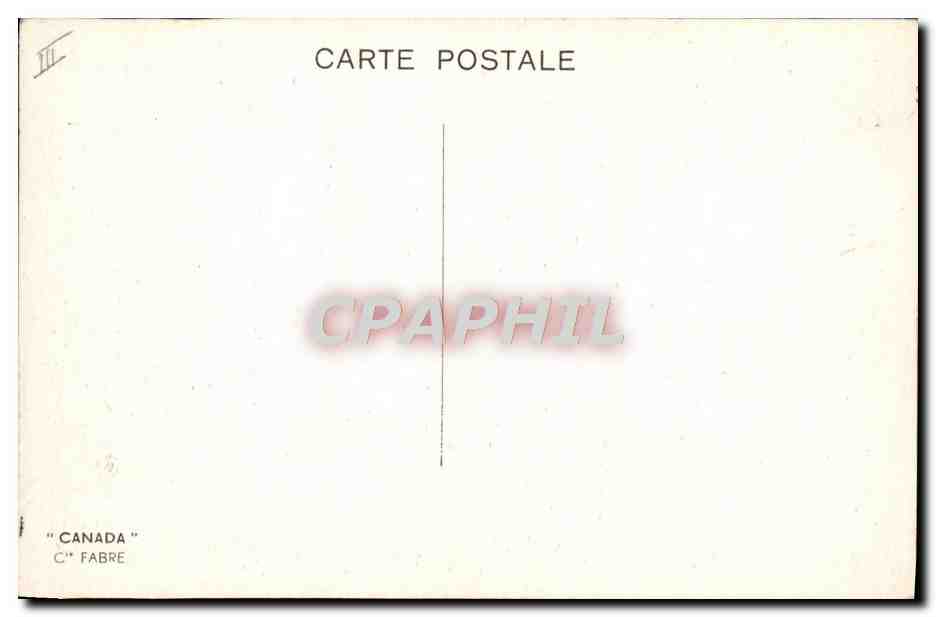 La nave Canada — editore C. Fabre, n° III — Verso