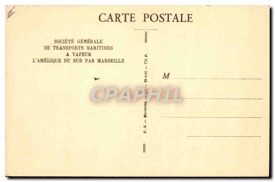 Paquebot "Campana" — S.G.T.M. — Société Générale des Transports Maritimes — Reverso