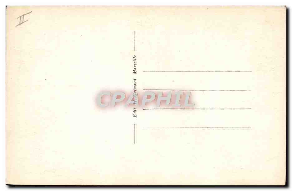 CPA Bateau SS Chantilly Compagnie des Messageries Maritimes — Verso