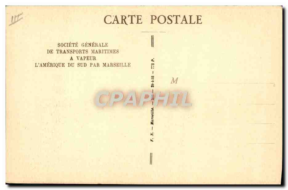 Paquebot "Campana" — S.G.T.M. — Société Générale de Transports Maritimes — Reverso