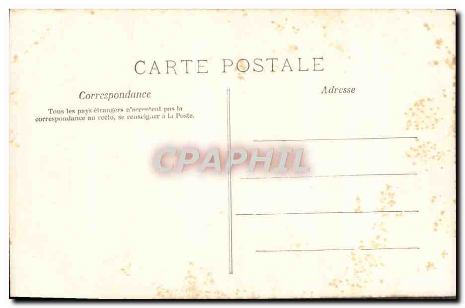 CPA Fantaisie Femme — Rückseite