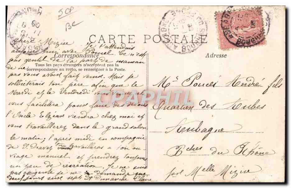 CPA Fantaisie Enfant — Rückseite