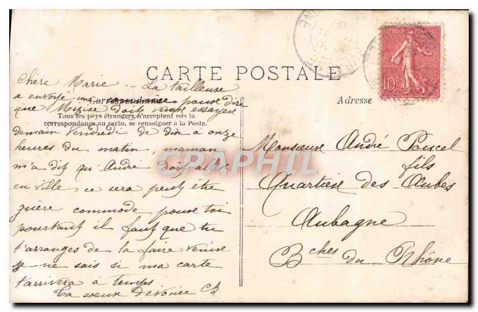 CPA Fantaisie Enfant — Verso