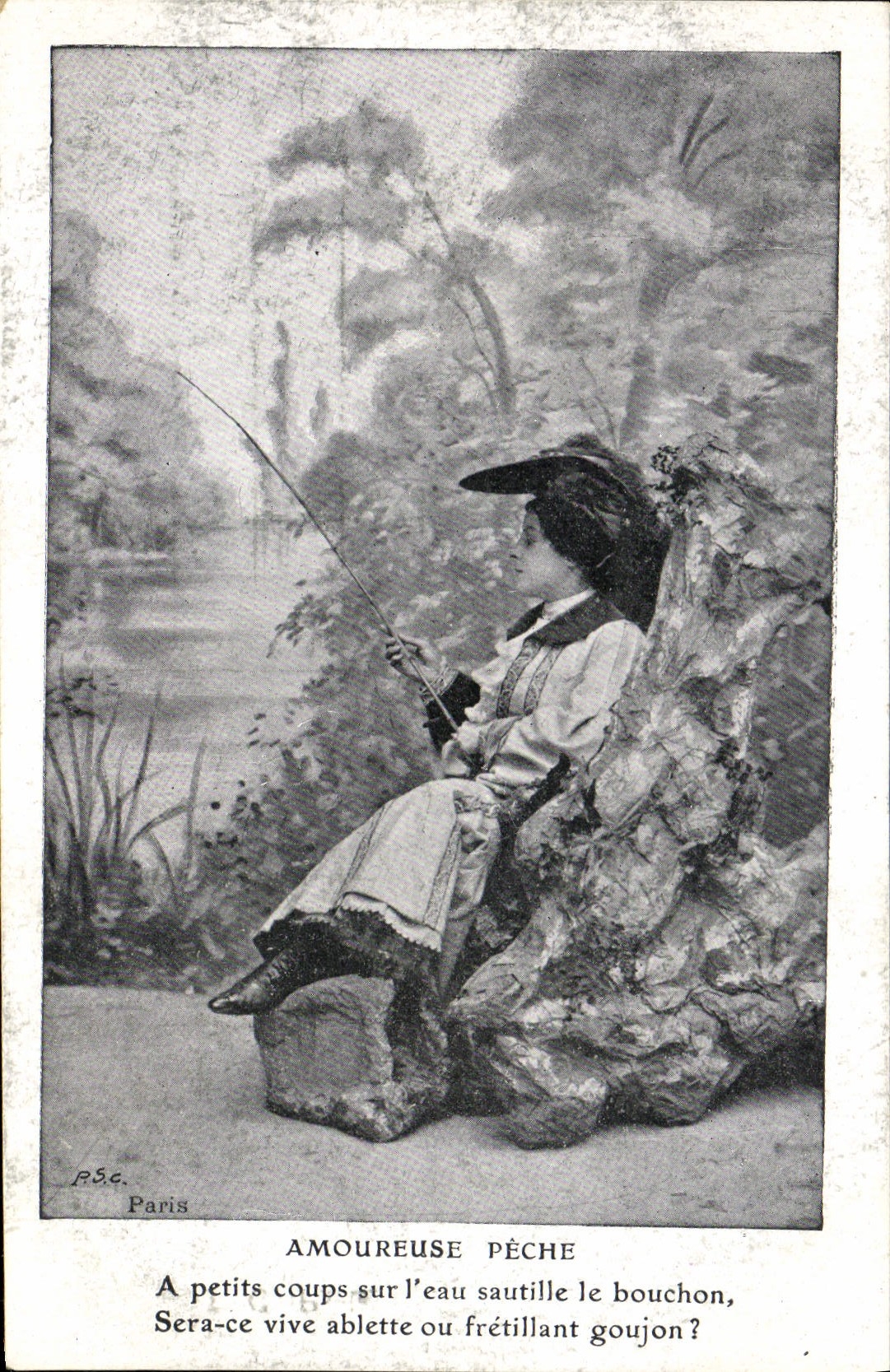 Amoureuse pêche — poème sur la pêche — P.S.G. Paris