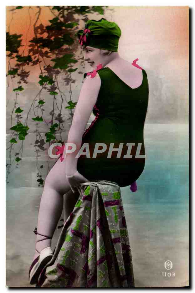CPA Fantaisie Maillot de bain Femme 