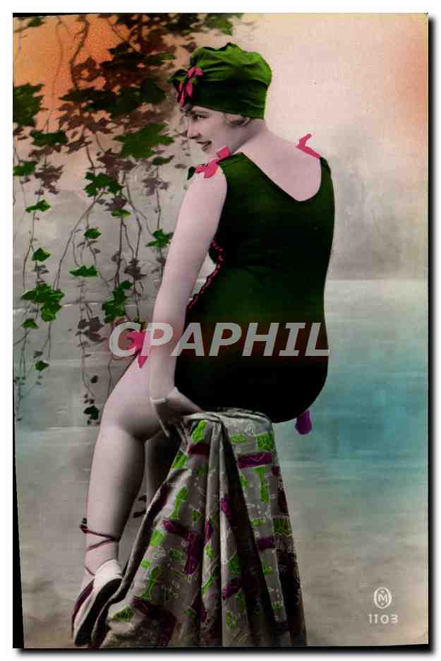 CPA Fantaisie Maillot de bain Femme 