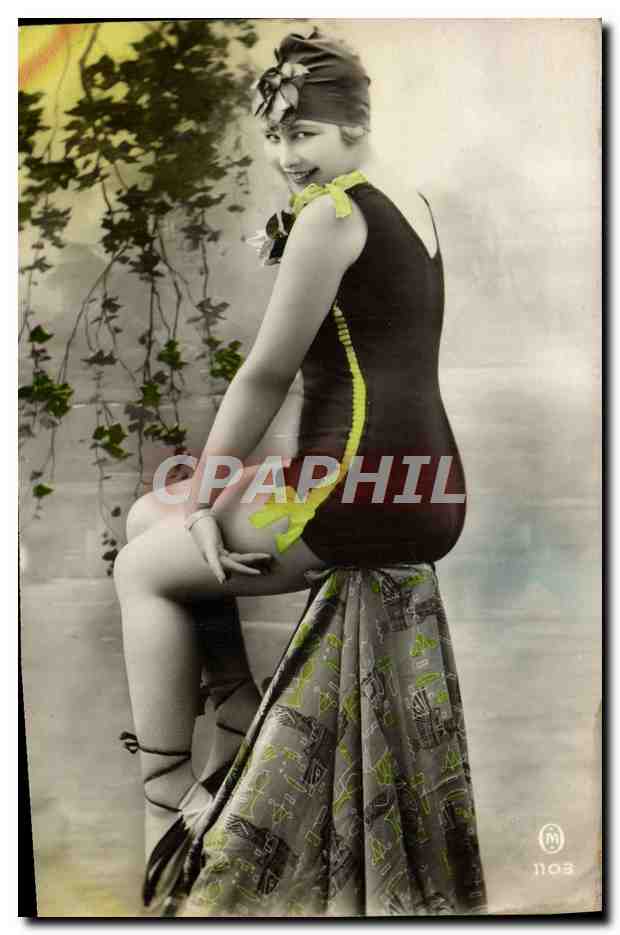 CPA Fantaisie Maillot de bain Femme 