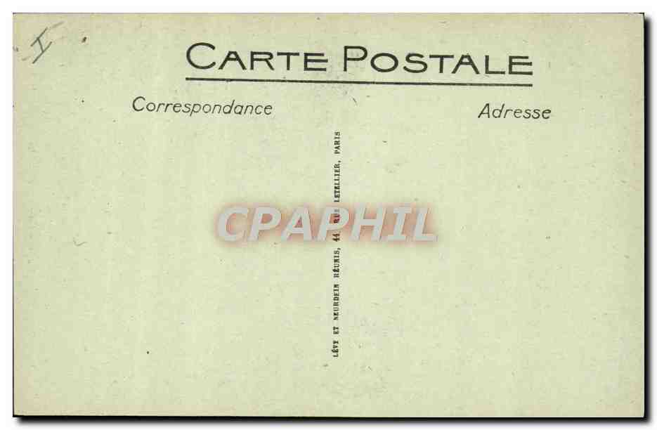 CPA Blois Ancienne gargouille Grenouille Crapaud  — Rückseite