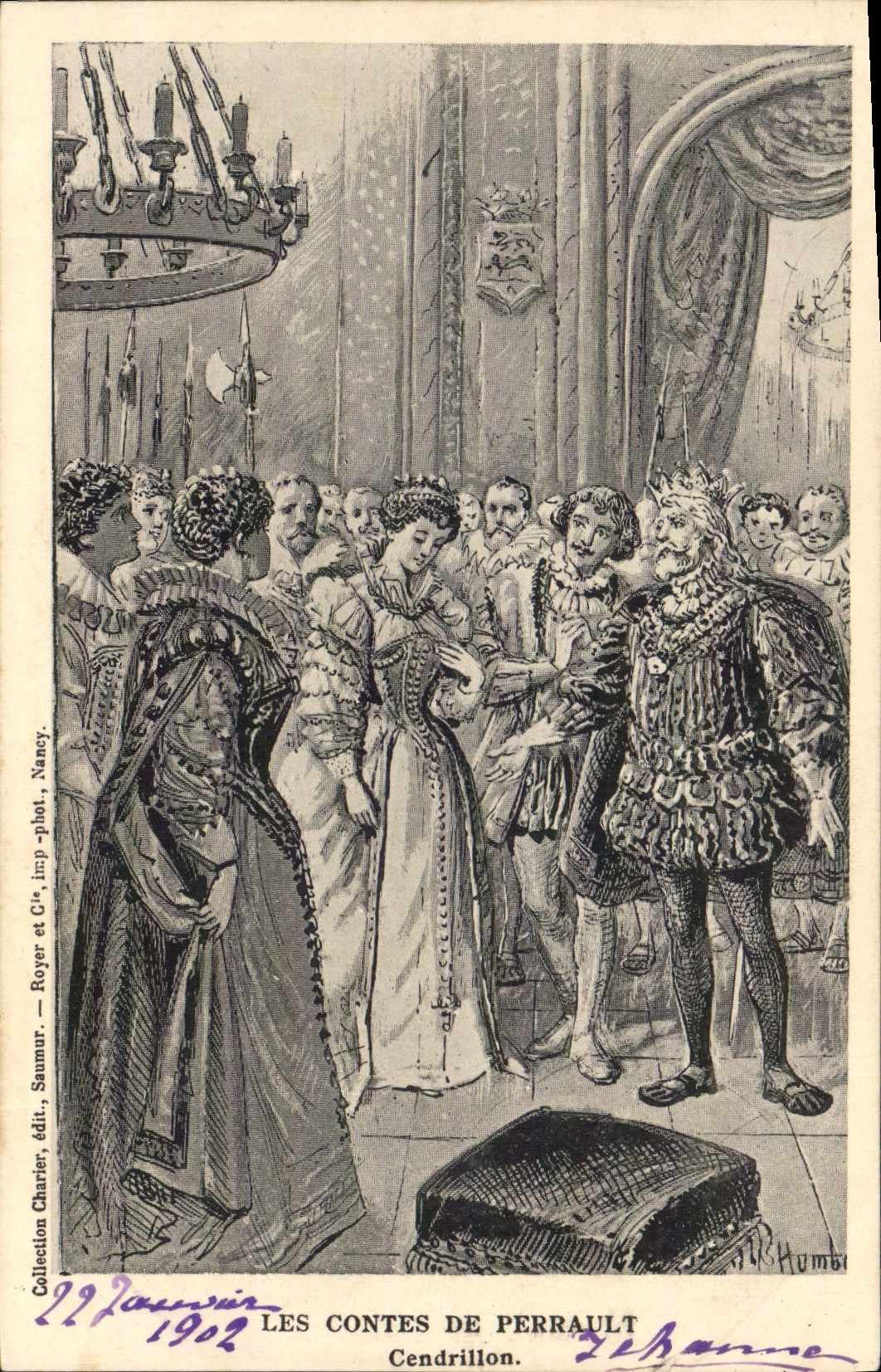 CPA Fantaisie Illustrateur Les Contes de Perrault Cendrillon 