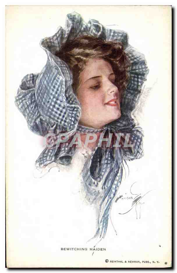 CPA Fantaisie Illustrateur Femme Bewitching Maiden