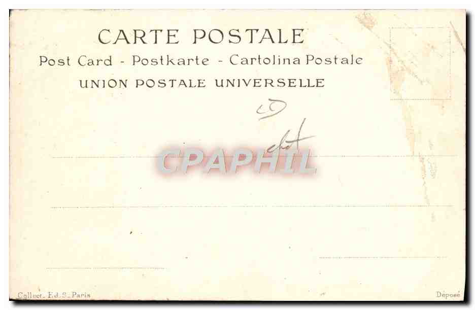 CPA Fantaisie Illustrateur Femme — Rückseite