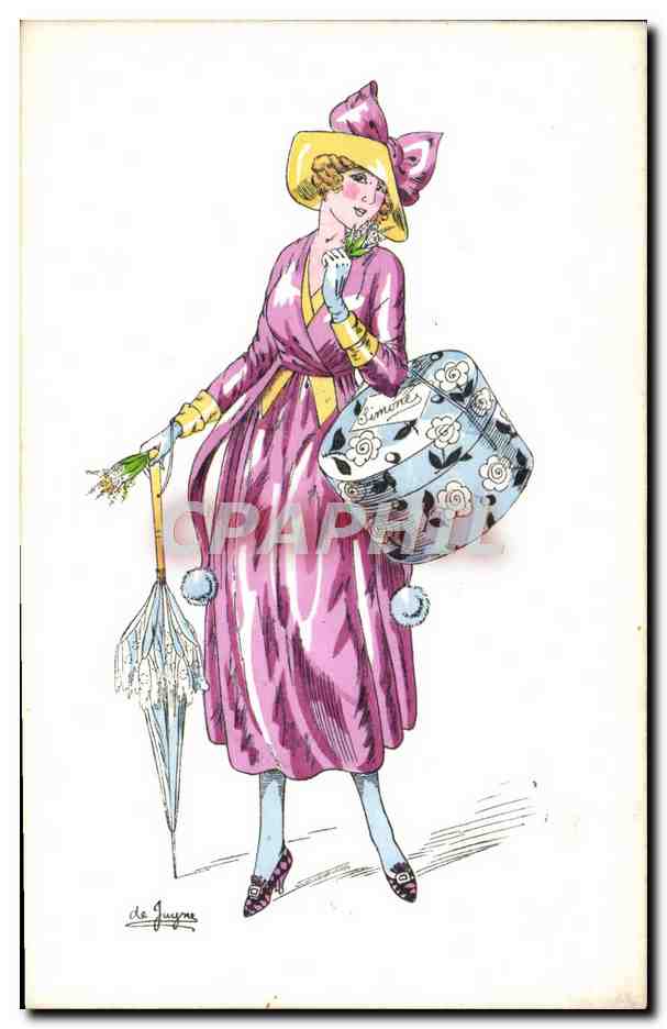 CPA Fantaisie Illustrateur De Juyne Femme