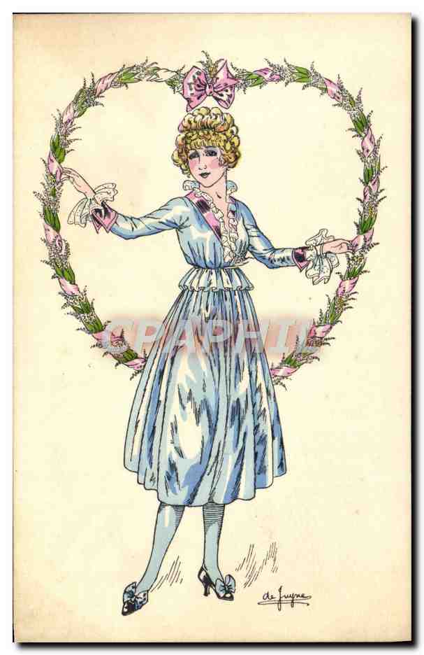CPA Fantaisie Illustrateur De Juyne Femme