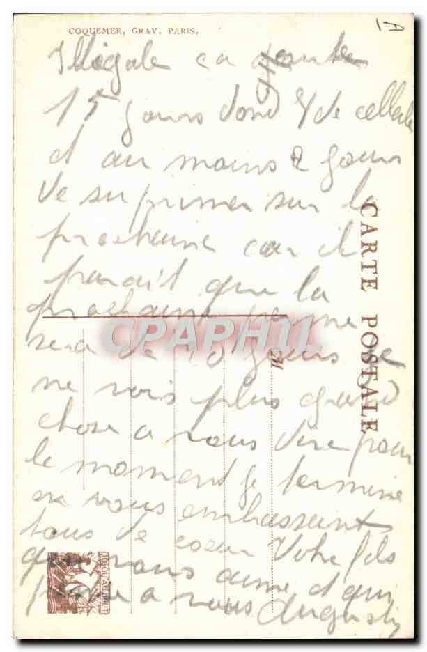 CPA Militaria Les foyers du soldat Union Franco Americaine YMCA  — Rückseite