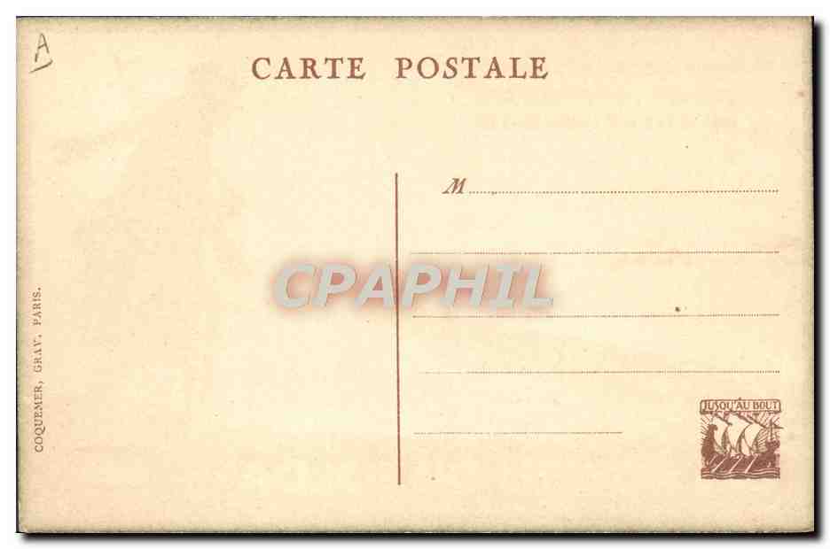 CPA Militaria Les foyers du soldat Union Franco Americaine YMCA  — Back