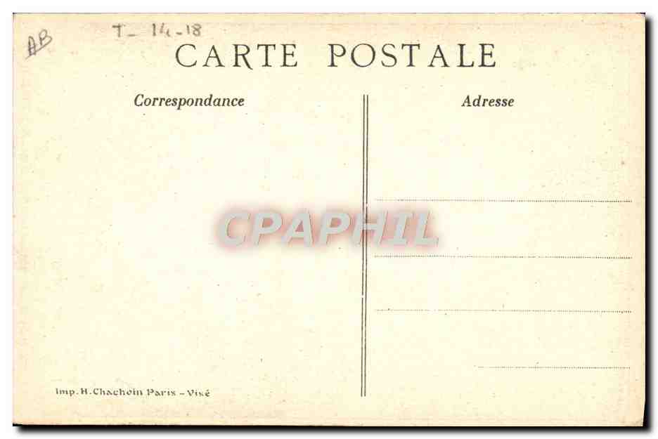 CPA Militaria Credit Commercial de France Emprunt National 1918 Tommy — Rückseite