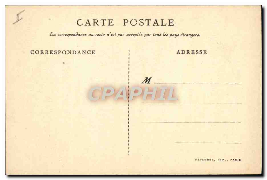 CPA Fantaisie Militaria 1792 Enrolement des volontaires Emprunt de la liberation — Verso