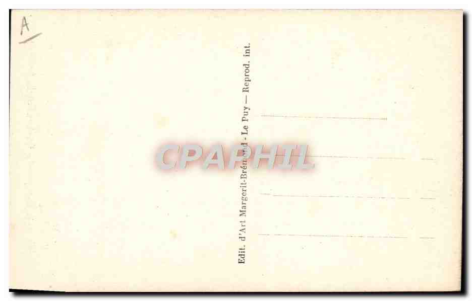 CPA Folklore Type de paysan revenant du marche Le cabas — Verso