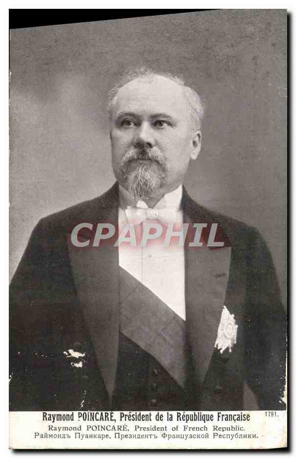 Raymond Poincaré, Président de la République Française — édition patriotique 1914 — série 1791