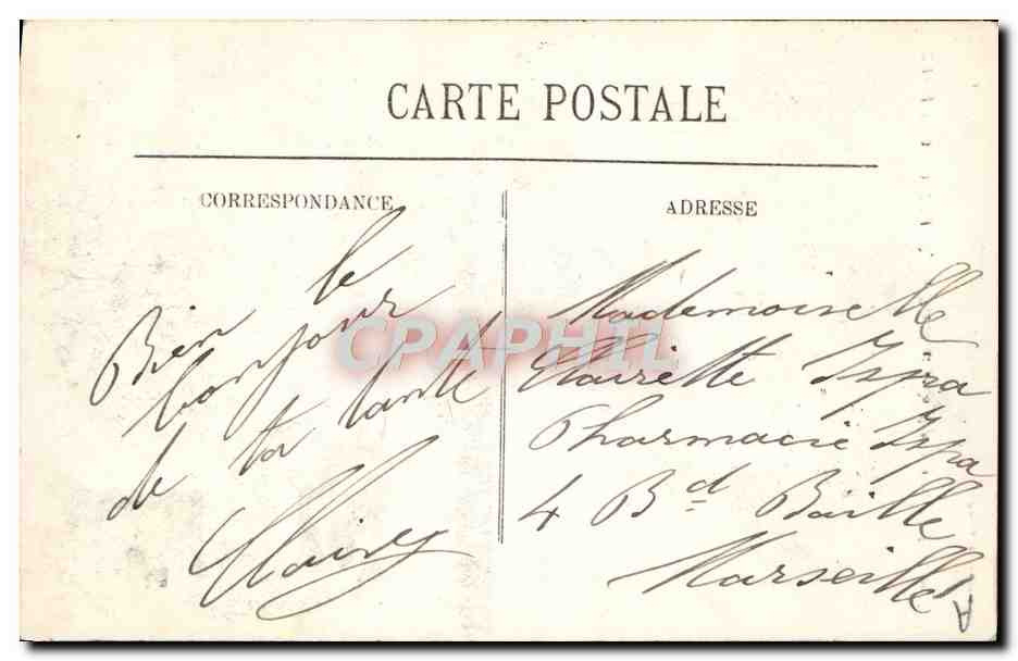 Raymond Poincaré — élu Président de la République, 17 Janvier 1913 — Photo Henri Manuel — Verso