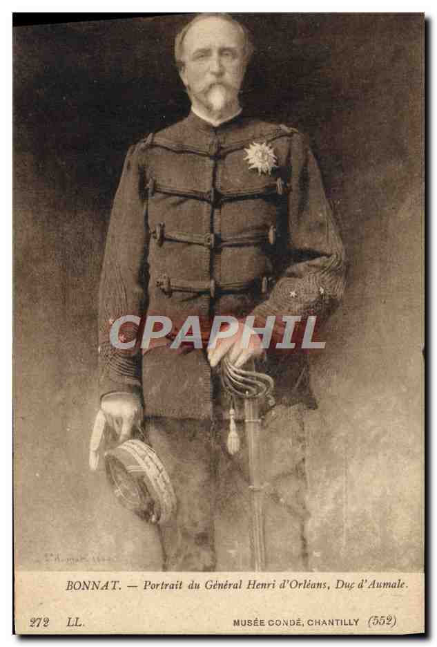 CPA Bonnat Portrait du general Henri d'Orleans Duc d'Aumale Musee Conde Chantilly 