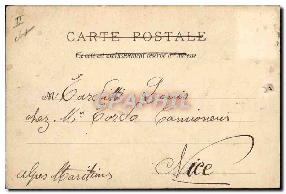 CPA Vittorio Emanuele Solferino Magenta 1859 Paris 1903 — Verso