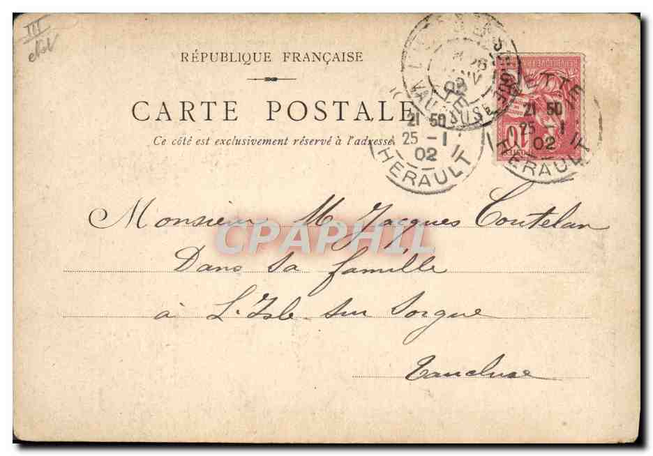 CPA Nicolas II Loubet Russia Russie — Rückseite