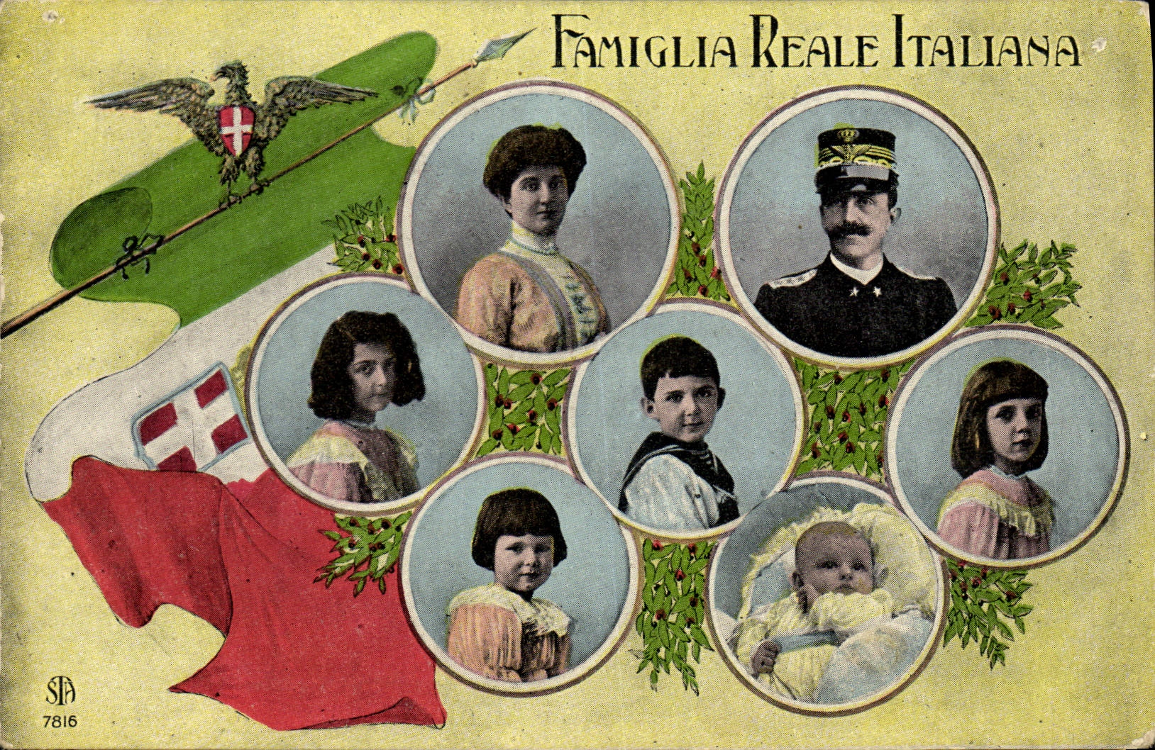 Famiglia Reale Italiana — Série S.P.A. n°7816