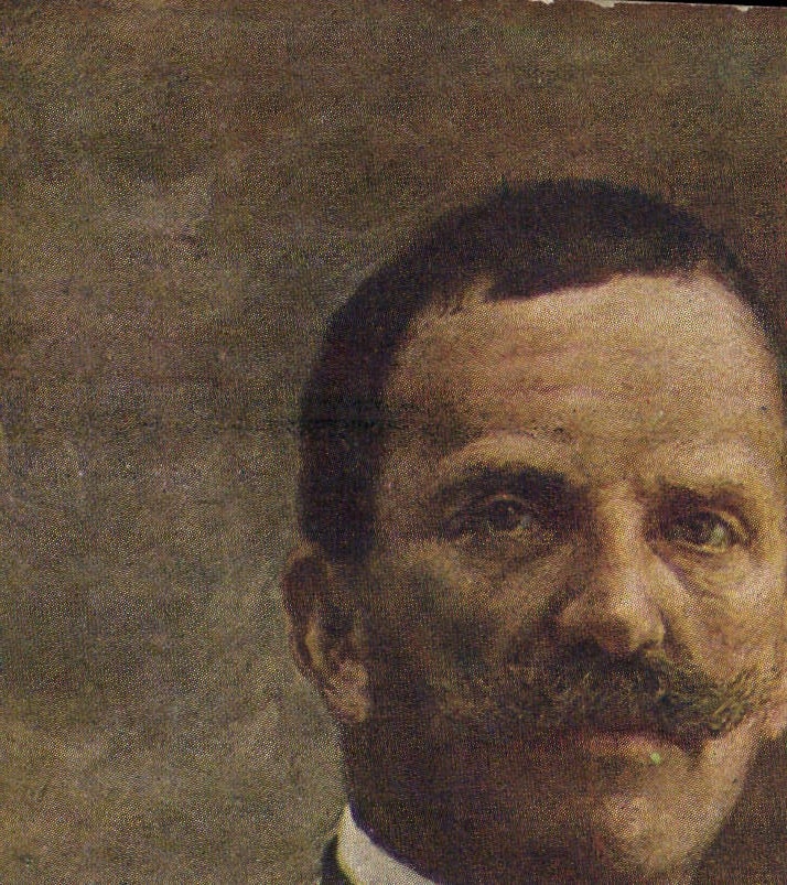 Portrait d'un homme à moustache — Prospettiva Artistica Riservata N°350 — Made in Italy