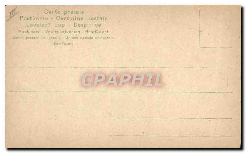 Portrait du roi d'Italie — S.M. IL RÉ D'ITALIA — éditeur CPAPHIL — Verso