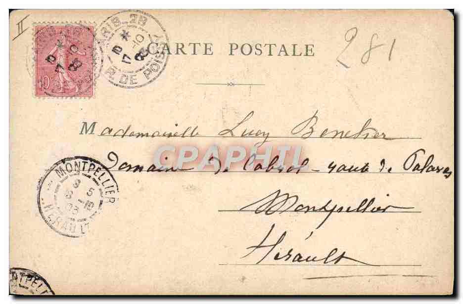 S.M. HÉLÈNE Reine d'Italie — portrait officiel — éditeur CLICHÉS COMPLÈTES — Verso