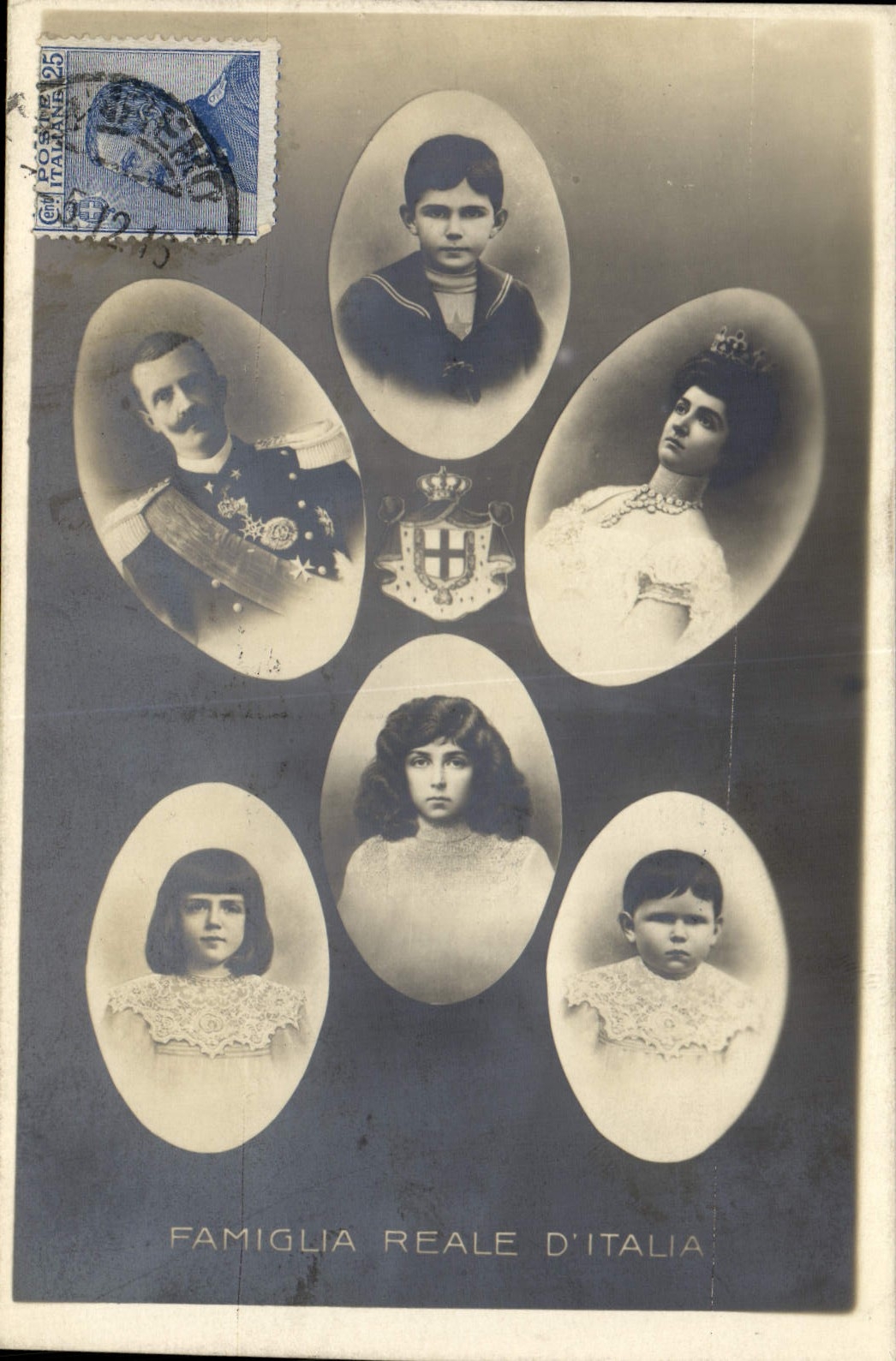 Famiglia Reale d'Italia — famille royale d'Italie — éditeur inconnu, n° de série non visible