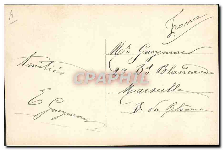 Famiglia Reale d'Italia — famille royale d'Italie — éditeur inconnu, n° de série non visible — Verso