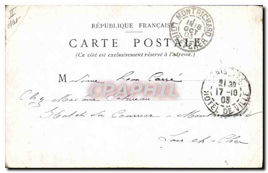 CPA SM Helene Reine d'Italie — Rückseite