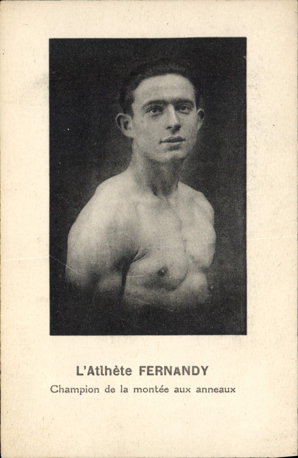 L'Atlhète FERNANDY — Champion de la montée aux anneaux — éditeur UNIS-FRANCE, n°25
