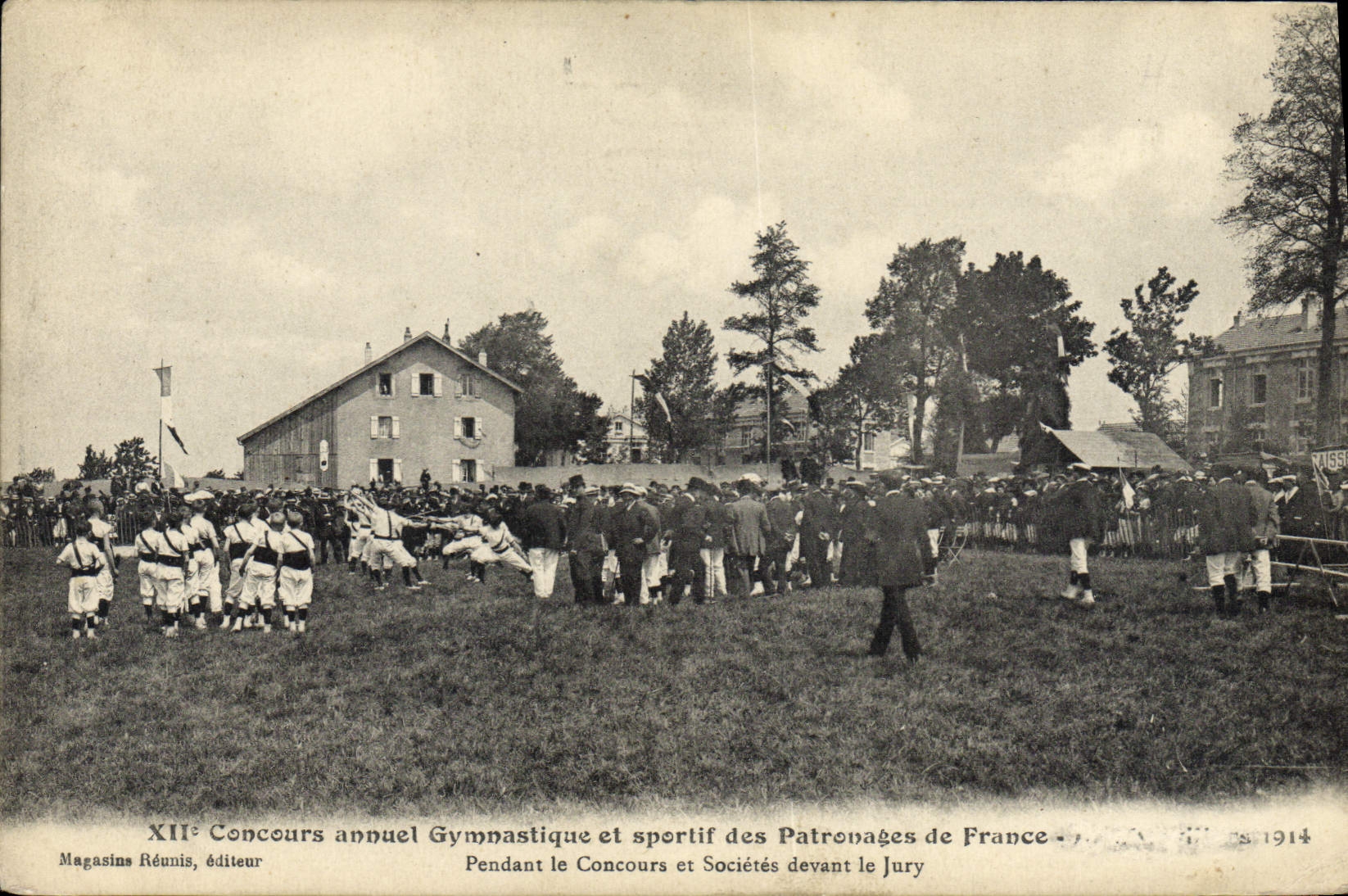 Concours annuel Gymnastique et sportif des Patronages de France — XIIe édition — Magasins Réunis, éditeur