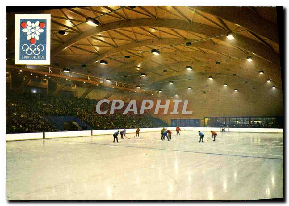 CPM Grenoble 1968 La patinoire Hockey sur glace