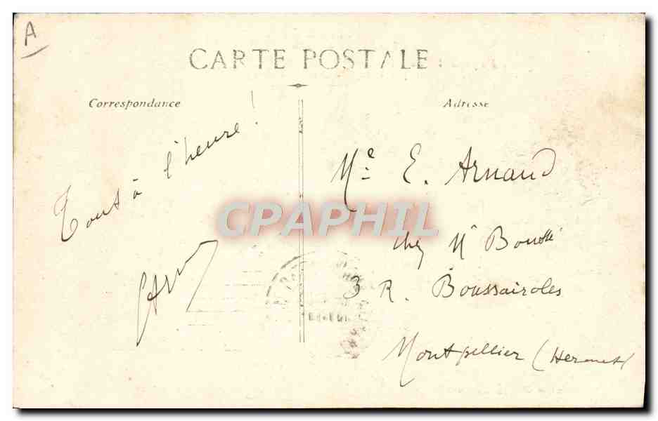 CPA Bateau Paquebot poste rapide francais Doukkala — Verso