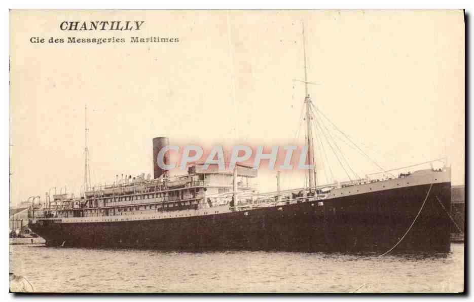 Chantilly — Cie des Messageries Maritimes — éditeur inconnu
