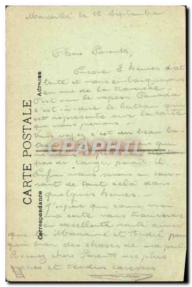 Le vapeur Canada — Cie Cyprien Fabre — éditeur Cie Cyprien Fabre — Reverso
