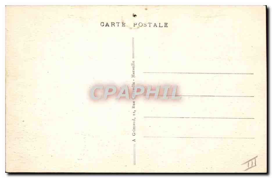 S/S CHAMPOLLION — Paquebot des Messageries Maritimes — éditeur CPAPHIL, n° III — Verso