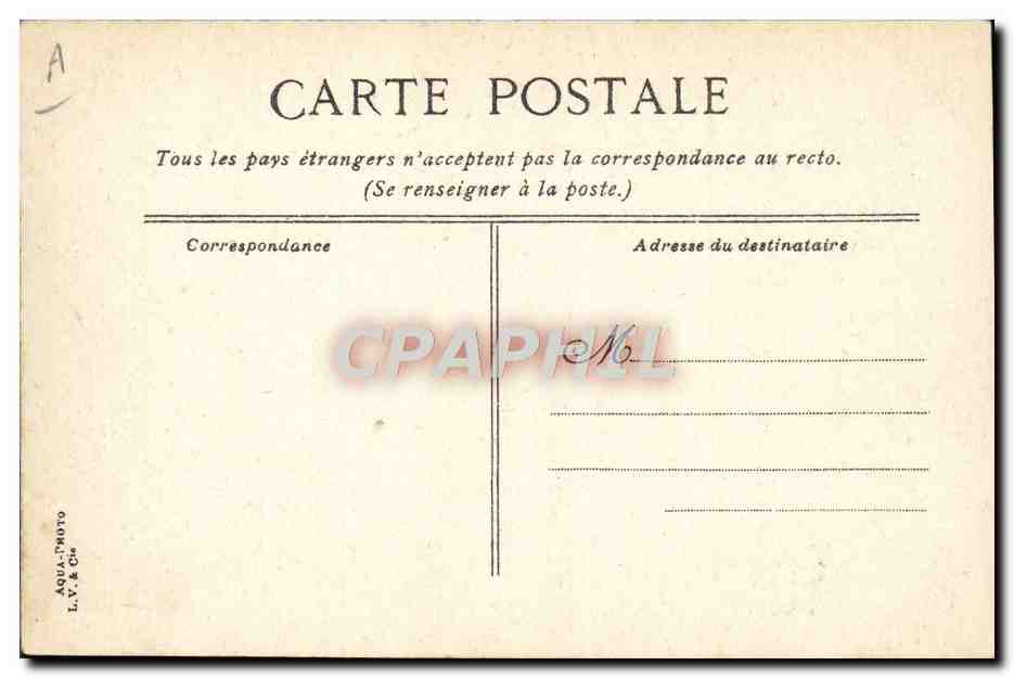 Marseille — la Transatlantique « Crimée » rentrant au port — éditeur L.V. & Cie — Verso