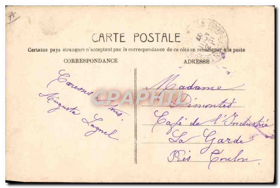 CPA Fantaisie Prenom Marie — Rückseite
