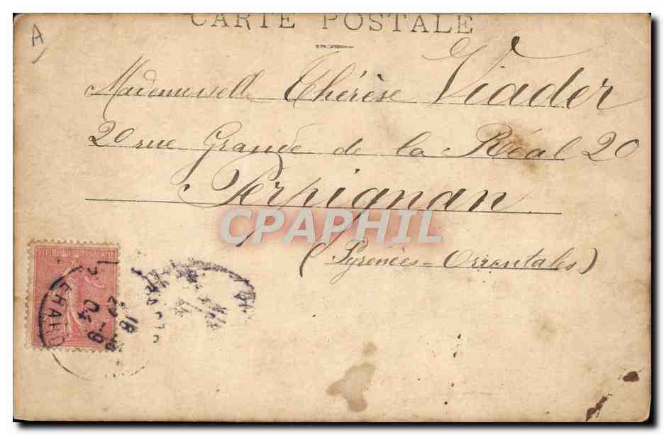 CPA Fantaisie Prenom Therese — Rückseite