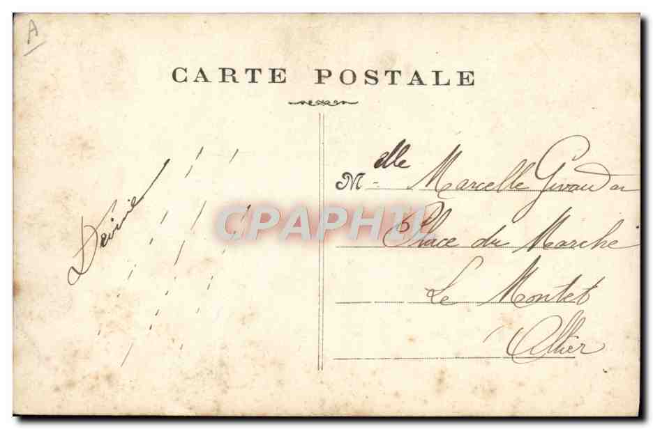 CPA Fantaisie Prenom Marcelle — Rückseite