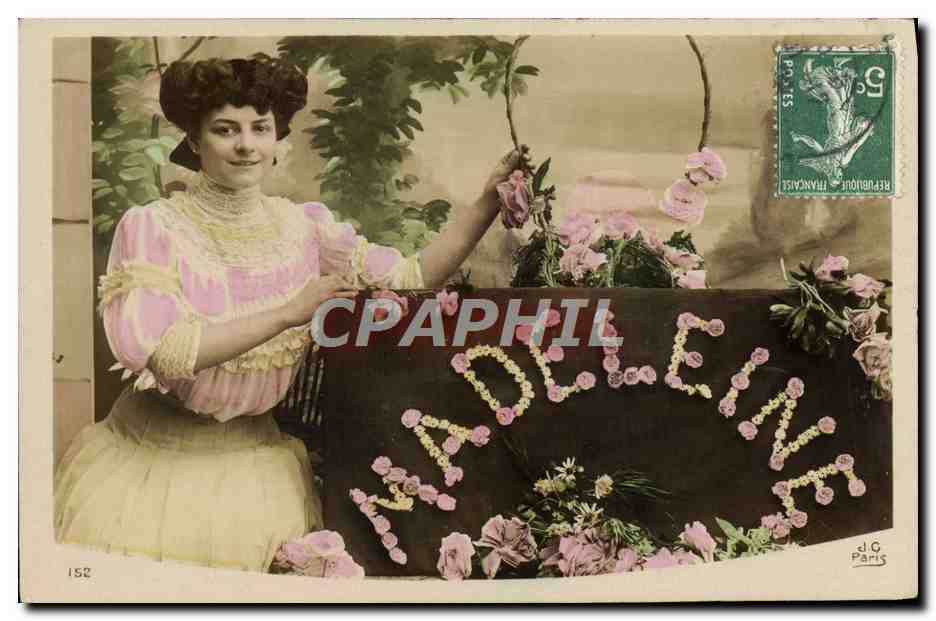 CPA Fantaisie Prenom Madeleine