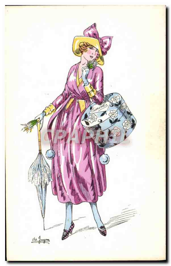 CPA Illustrateur Femme De Juyne