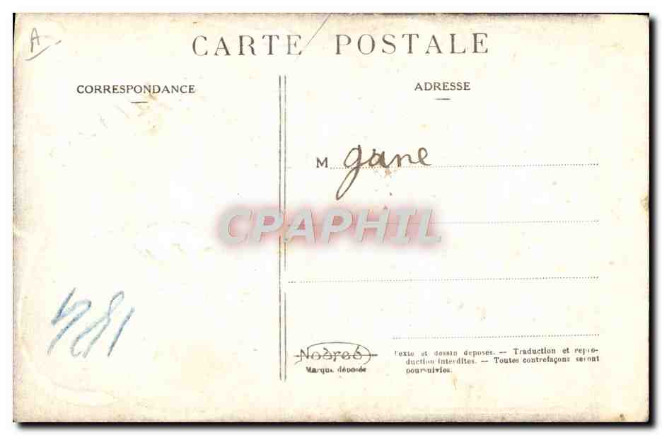 CPA Illustrateur Jarry Mauvais payeur — Rückseite