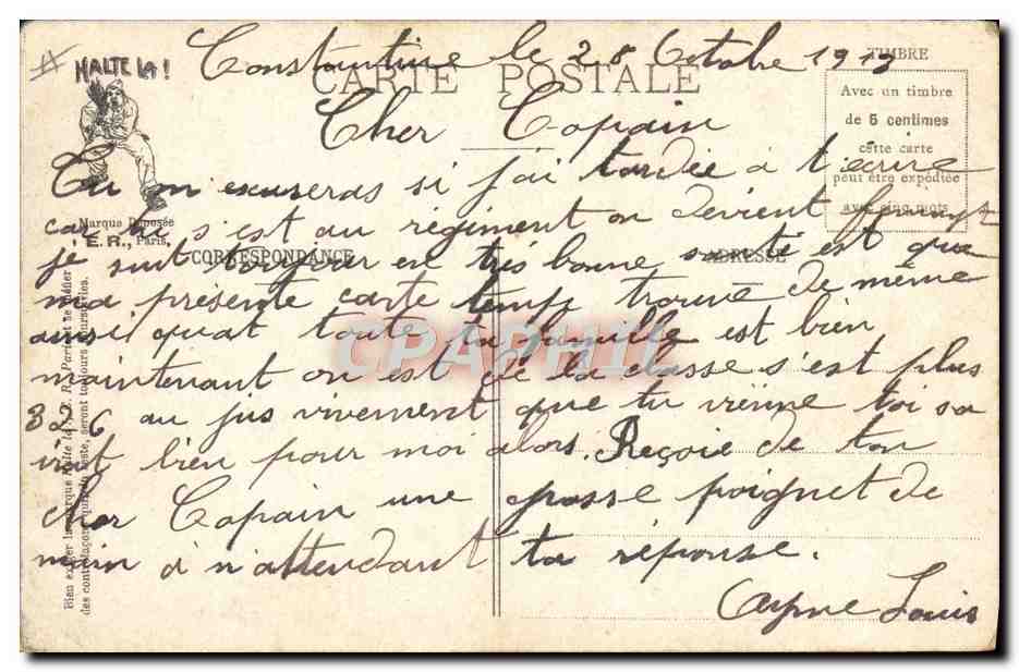 CPA Militaria avant Pendant Apes 32 jours — Reverso
