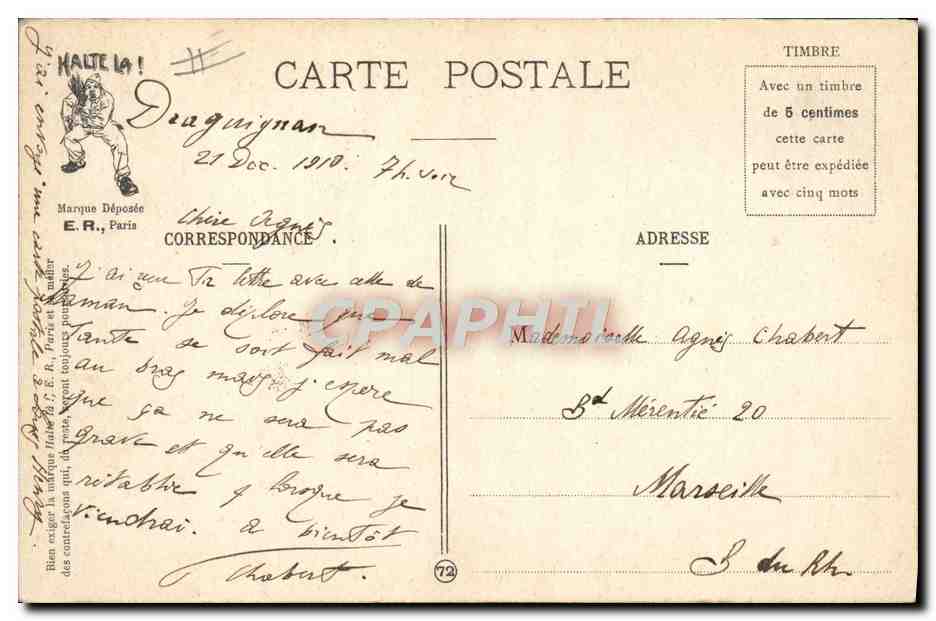 L'ARMÉE MODERNE — A la salle de bains — E.R. Paris, N°1508 — Reverso